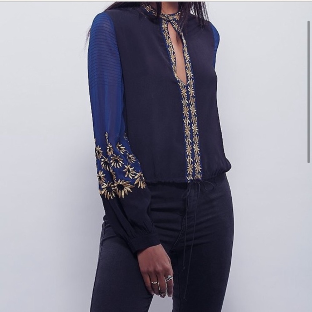 💛 SALE Free People Midnight City Blouse